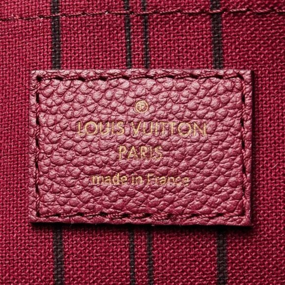 Louis Vuitton Aurore Monogram Empreinte Leather Montaigne MM Bag w/o Strap - Picture 10 of 12